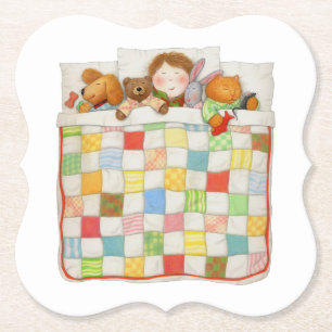 COSY QUILT Fickbrickar i papper Underlägg Papper