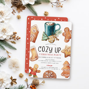Cosy Upp Kakor & Kakao Julfest Inbjudningar