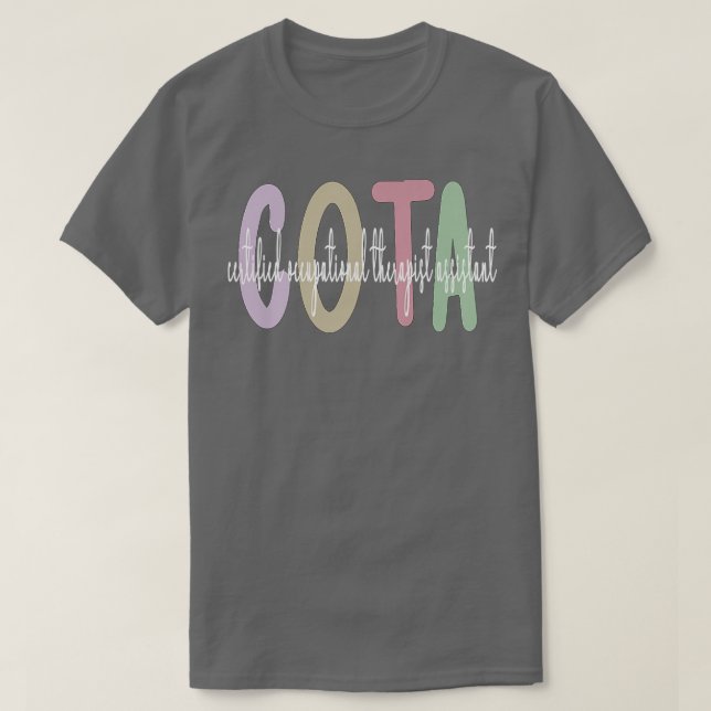 COTA-assistent för yrkesbehandlare T Shirt (Design framsida)