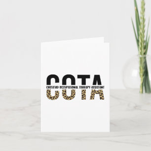 COTA-Auktoriserad ARBETSBEHANDLARE Kort