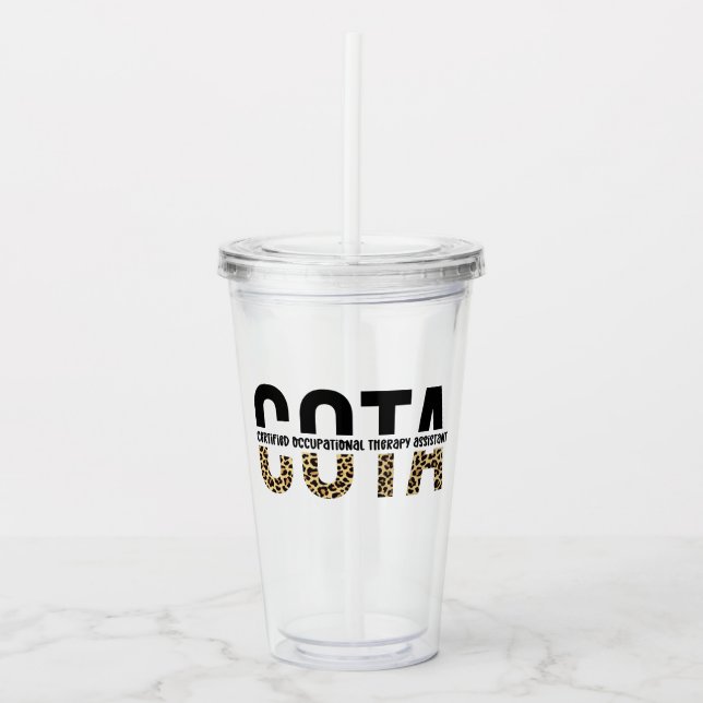 COTA-Auktoriserad ARBETSBEHANDLARE Take Away Mugg (Framsida)