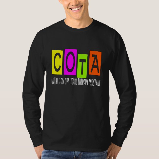 COTA-Auktoriseradens ARBETSBEHÖRIGA OT O T Shirt (Framsida)