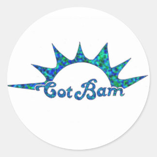 CotBamOriginallulu Runt Klistermärke