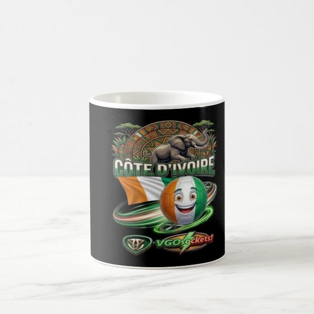Cote D Ivoire-GBall Kaffemugg (Center)