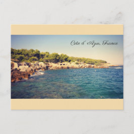 Cote d'Azur, Antibes, Frankrike Vykort
