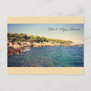 Cote d'Azur, Antibes, Frankrike Vykort