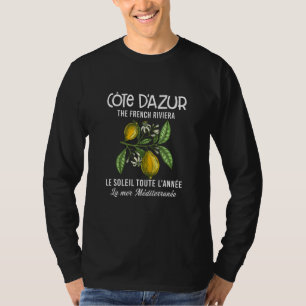 Cote D'azur Fransken Riviera Southern Fransk Tea T Shirt
