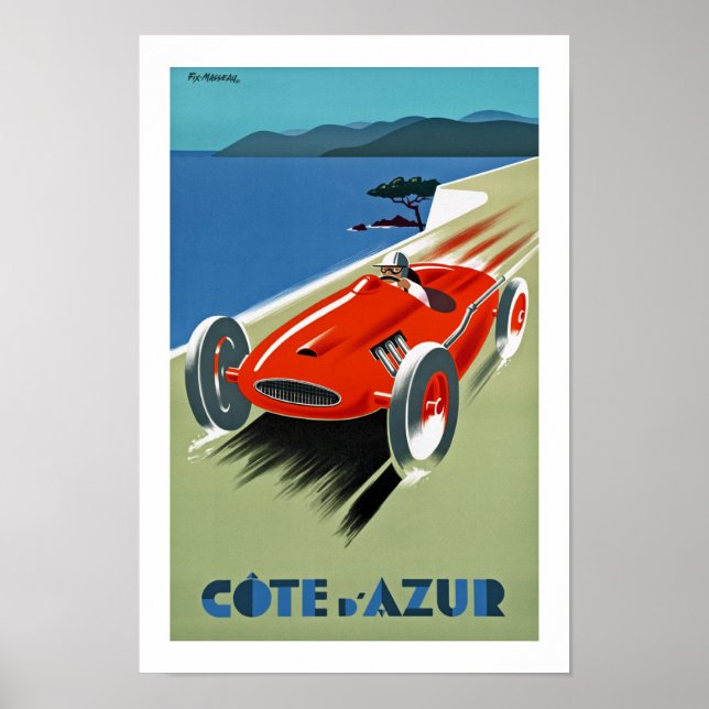 Cote d'Azur Poster (Framsidan)
