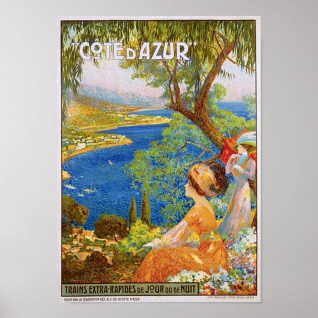 Cote d'Azur Poster (Framsidan)