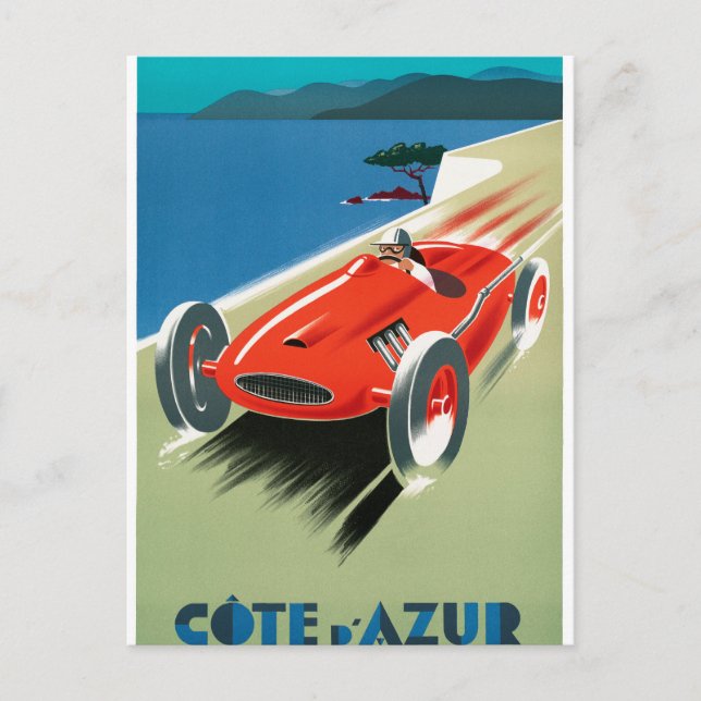 Cote d'Azur Vykort (Framsida)