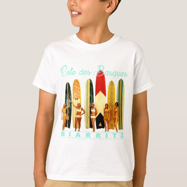 Côte des Basques Biarritz Tee Shirt (Framsida)
