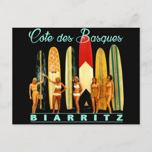 Côte des Basques Biarritz Vykort
