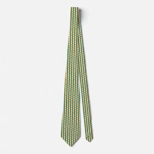 Cote d'Ivoire Flagga Honeycomb Tie Slips