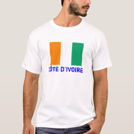 COTE D'IVOIRE*- flaggaT-tröja (anpassadet) T-shirt