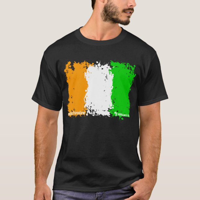 cote_ivoire_bw tee (Framsida)