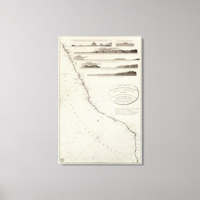 Cote, Peru Canvastryck (Framsida)