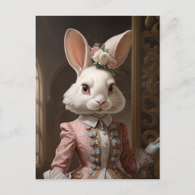 Cotillion Bunny Vykort (Framsida)