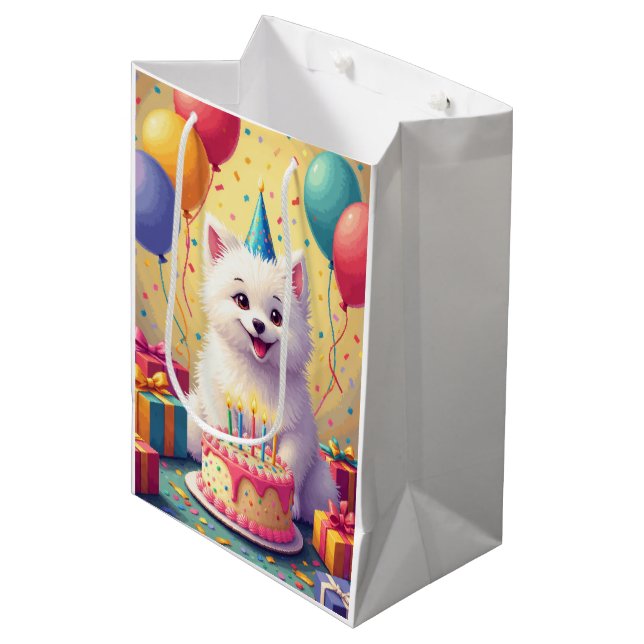 Coton de Tulear Födelsedagsfirande (Framsidan Vinklad)