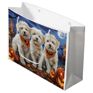 Coton De Tulear Halloween Spooky