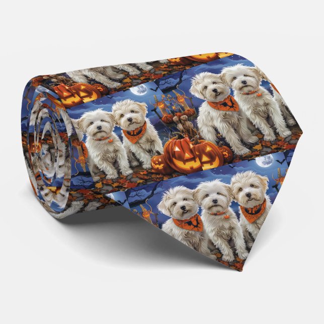Coton De Tulear Halloween Spooky Slips (Rullad)