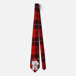 Coton de Tulear Hund Helgdag Red Play-jul Slips