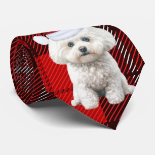 Coton de Tulear Hund Helgdag Red Play-jul Slips