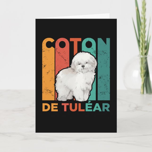 Coton de Tulear | Hundägare Coton de Tuléar Kort (Framsida)