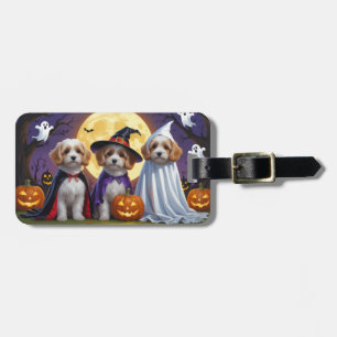 Coton De Tulear Hundar Pumpkin Halloween Funny Bagagebricka