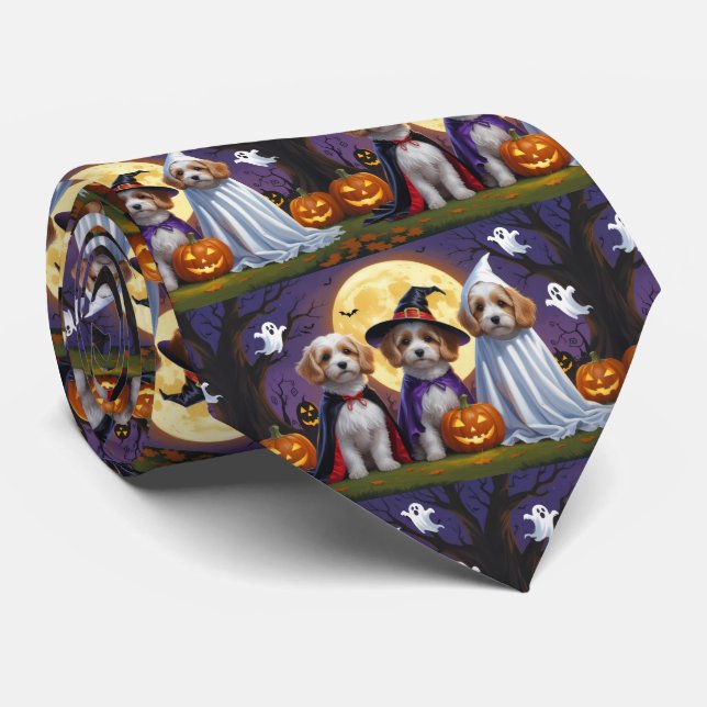Coton De Tulear Hundar Pumpkin Halloween Funny Slips (Rullad)