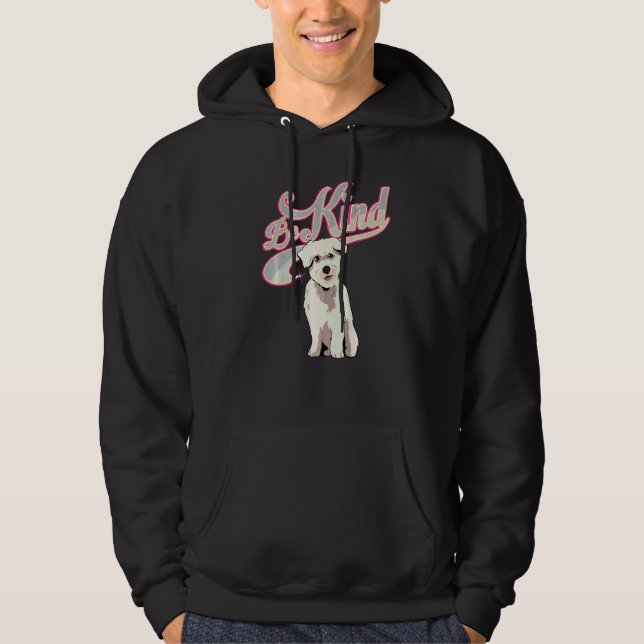 Coton De Tulear Hundras  2 Hoodie (Framsida)