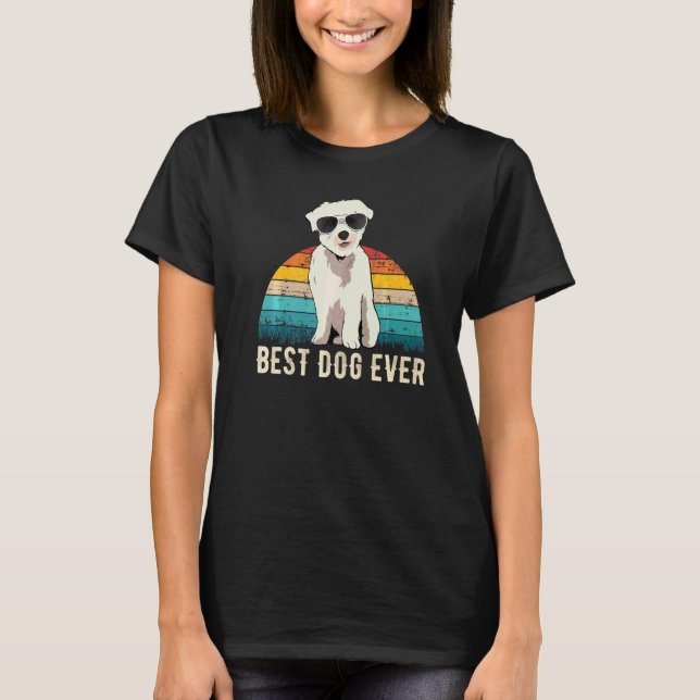 Coton De Tulear Hundras T Shirt (Framsida)