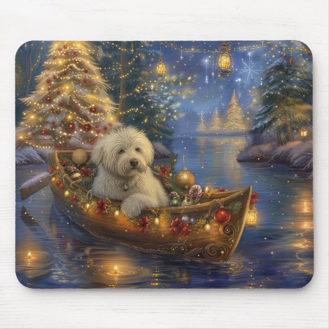 Coton De Tulear Jul Festive Voyage Musmatta (Framsidan)