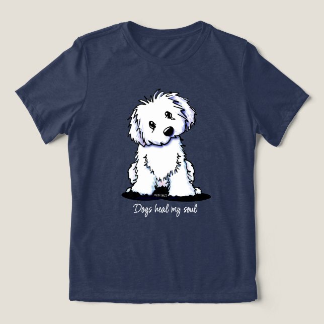 Coton de Tulear KiniArt T-Shirt (Design Framsida)
