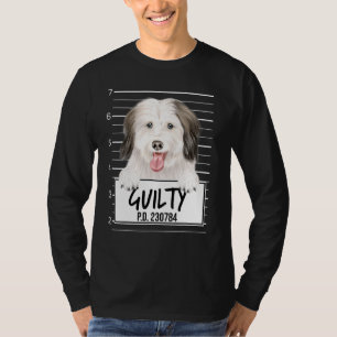 Coton De Tulear Mugshot Guilty Hund T Shirt