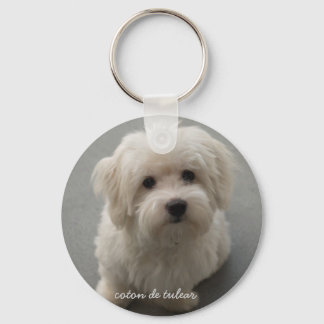 Coton de Tulear Nyckelring