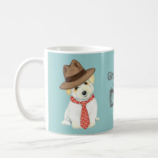 Coton de Tulear Pappa Kaffemugg (Vänster)