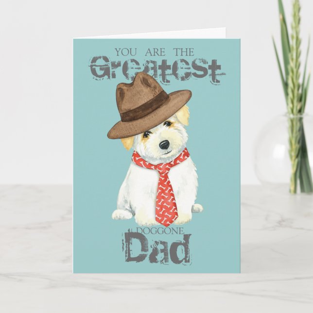 Coton de Tulear Pappa Kort (Framsida)