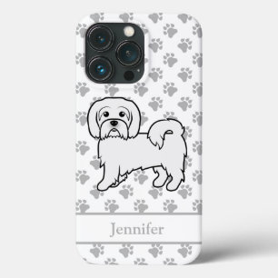 Coton De Tulear Sött Serieteckning Hund & Anpassat