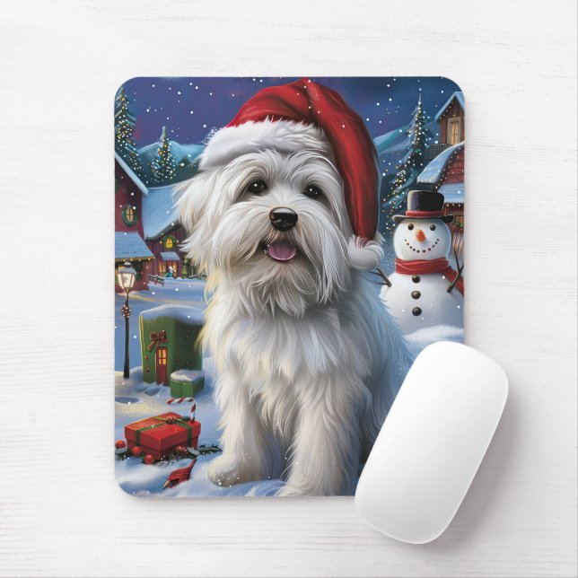 Coton De Tulear Winter Wonderland jul Joy Musmatta (Med mus)