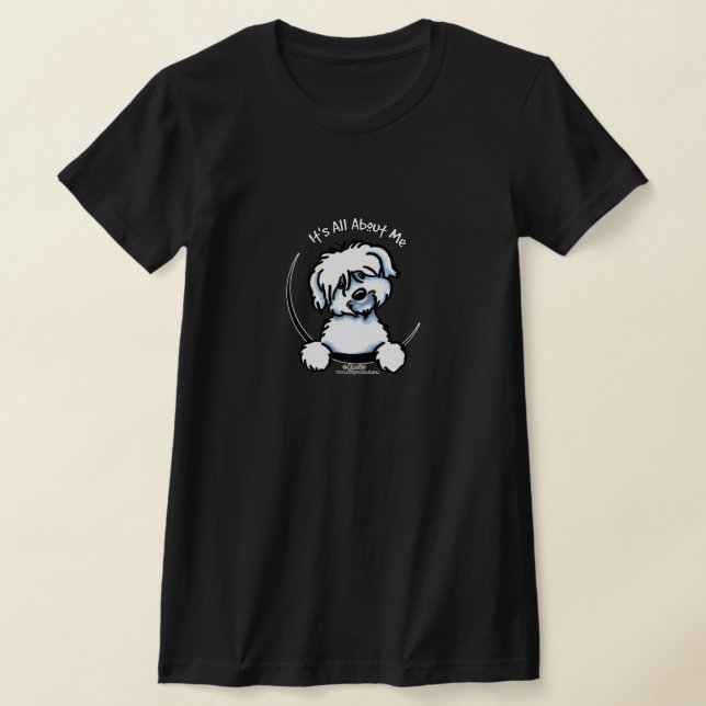 Coton de Tulear's All Om mig T-shirt (Laydown)