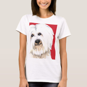 Coton Färg Block Tee Shirt