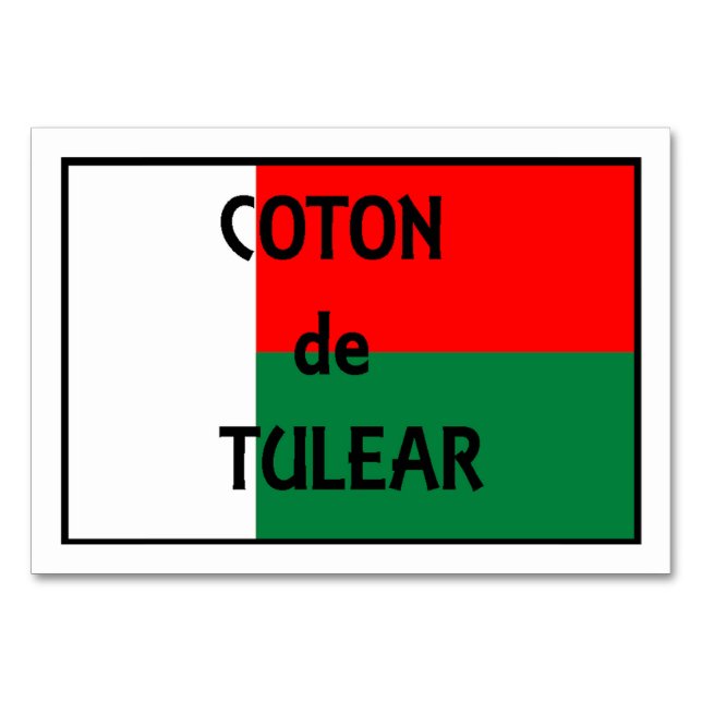 coton name flag Madagascar.png Bordsnummer (Framsidan)