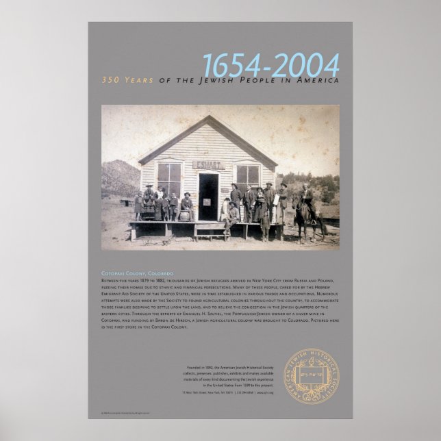 Cotopaxi Colony, Colorado Poster (Framsidan)