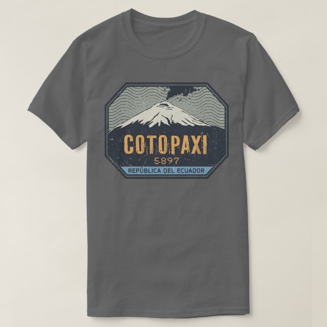 Cotopaxi Volcano Ecuador T Shirt (Design framsida)