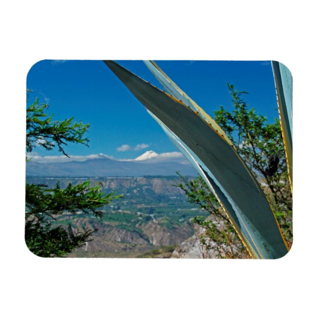 Cotopaxi vulcano, Ecuador Magnet (Horisontell)