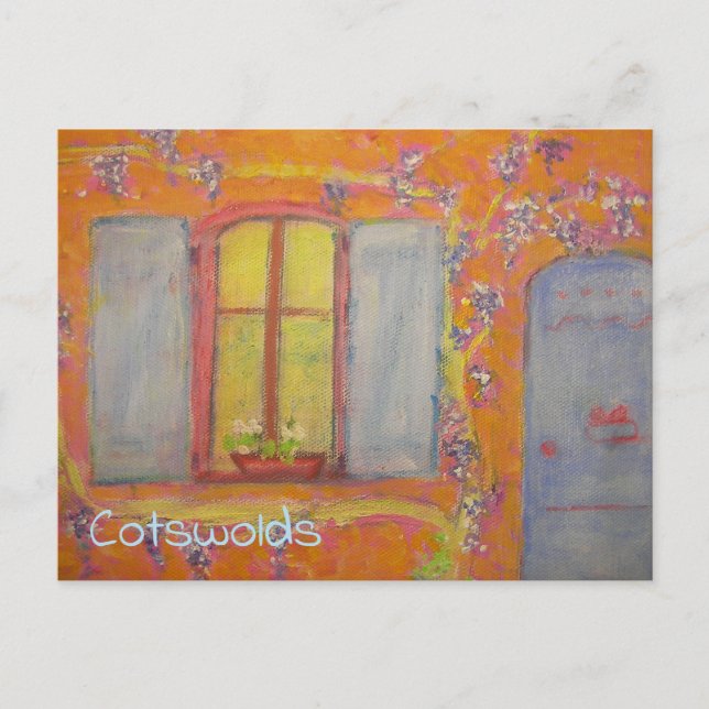 Cotswets Wisteria Cottage Vykort (Framsida)