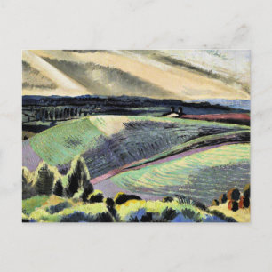 Cotswold Backe, Surrealism-målning av Paul Nash Vykort