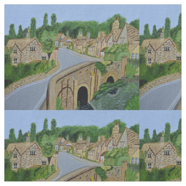 Cotswold Englands bomullsväv Tyg (Närbild)