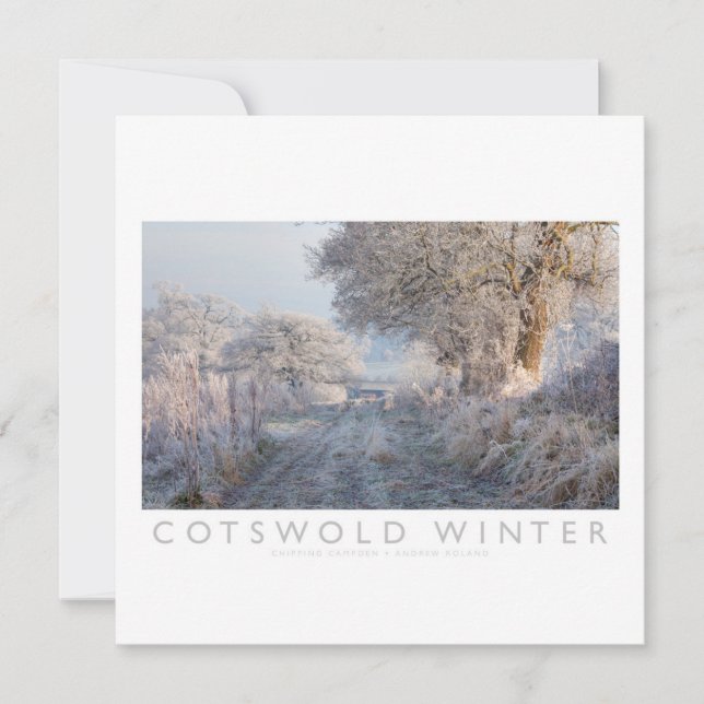 Cotswold vinter julkort (Framsida)