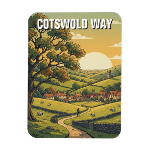 Cotswold Way England resa Magnet